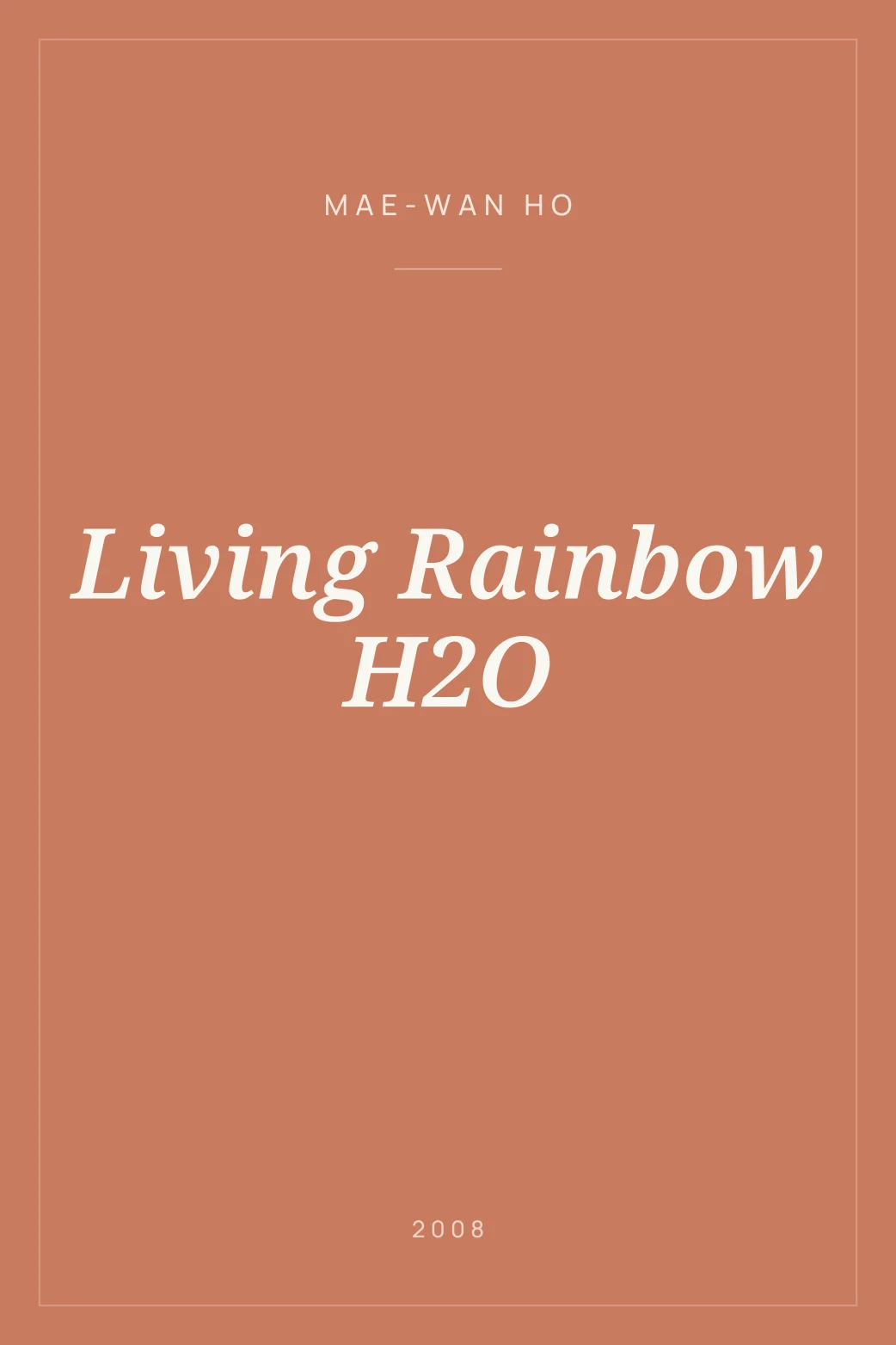 Portada de Living Rainbow H2O
