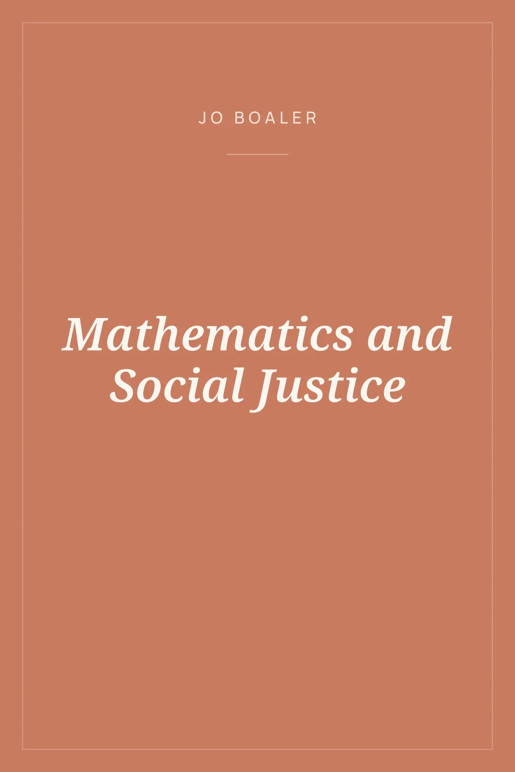 Portada de Mathematics and Social Justice