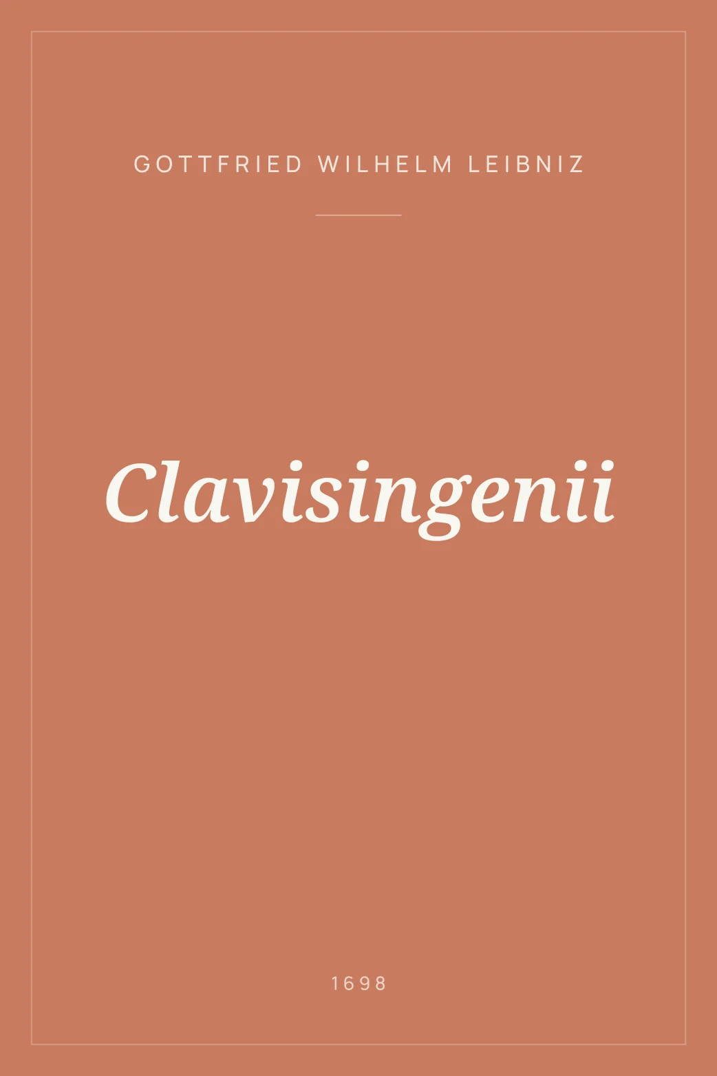 Portada de Clavisingenii