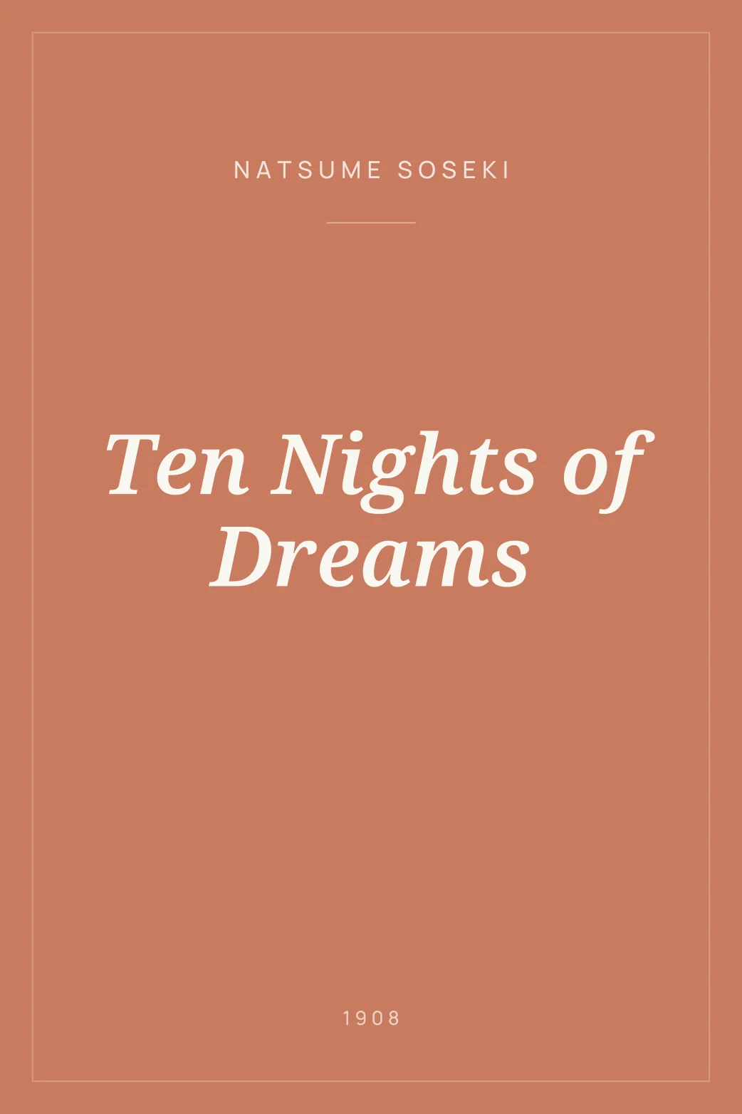 Portada de Ten Nights of Dreams