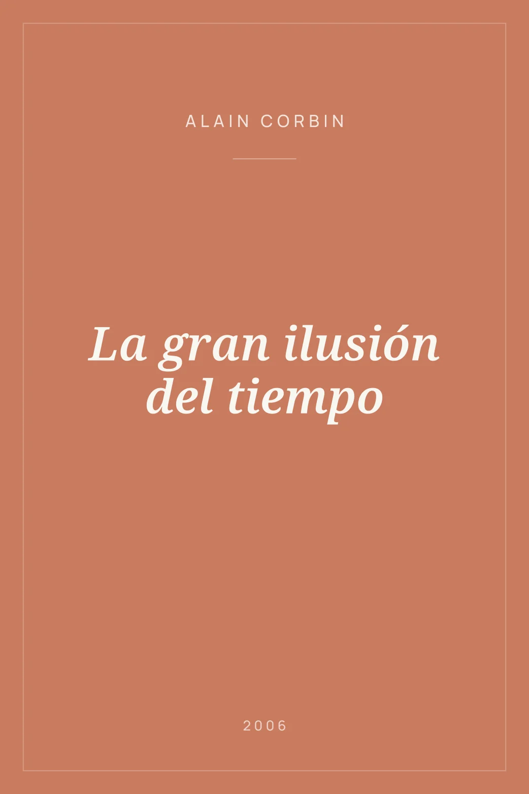 Portada de La gran ilusión del tiempo