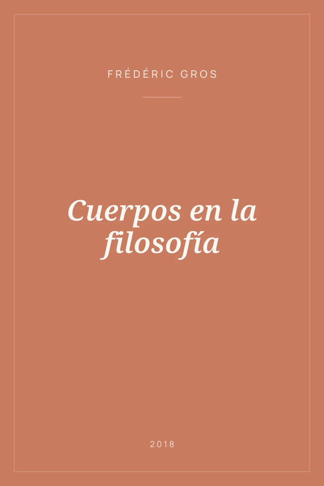 Portada de Cuerpos en la filosofía
