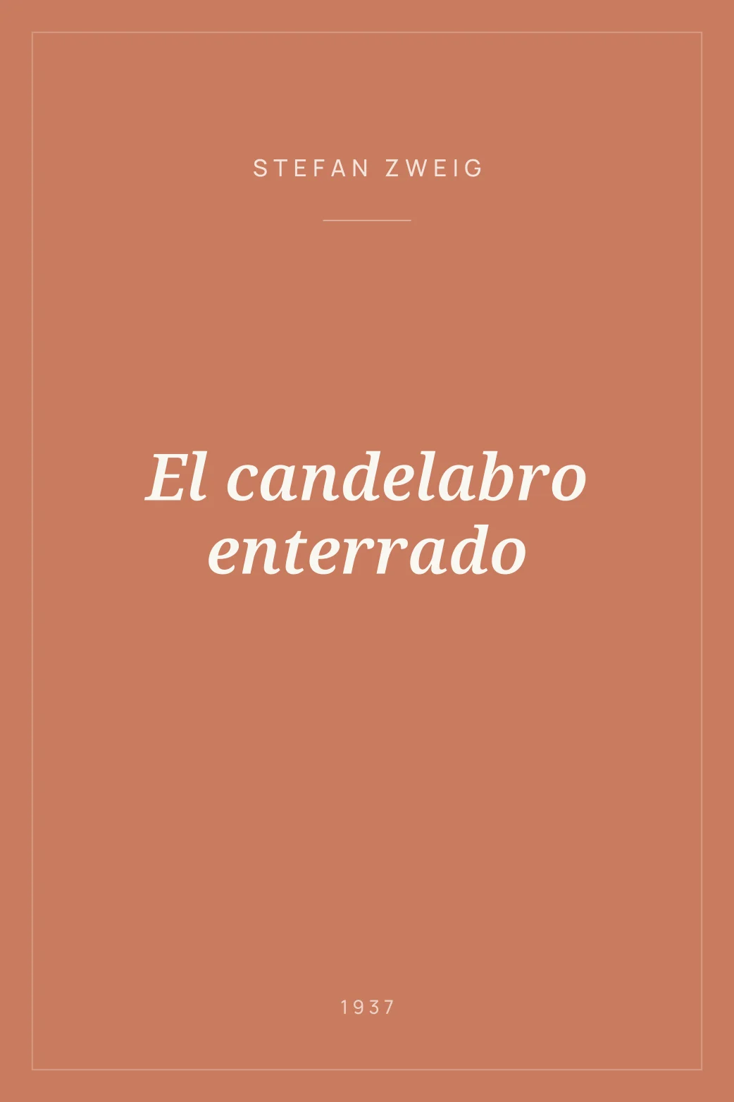 Portada de El candelabro enterrado