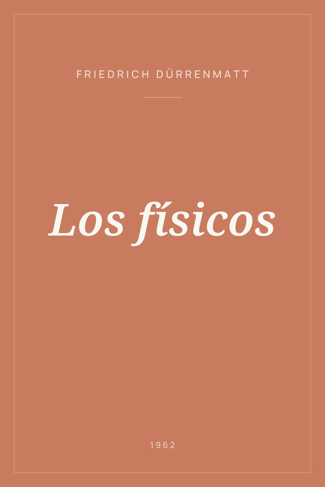 Portada de Los físicos