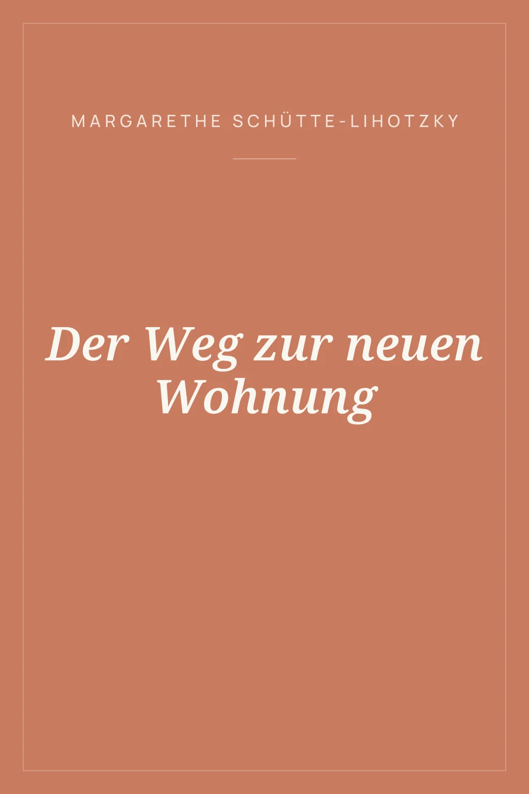 Portada de Der Weg zur neuen Wohnung