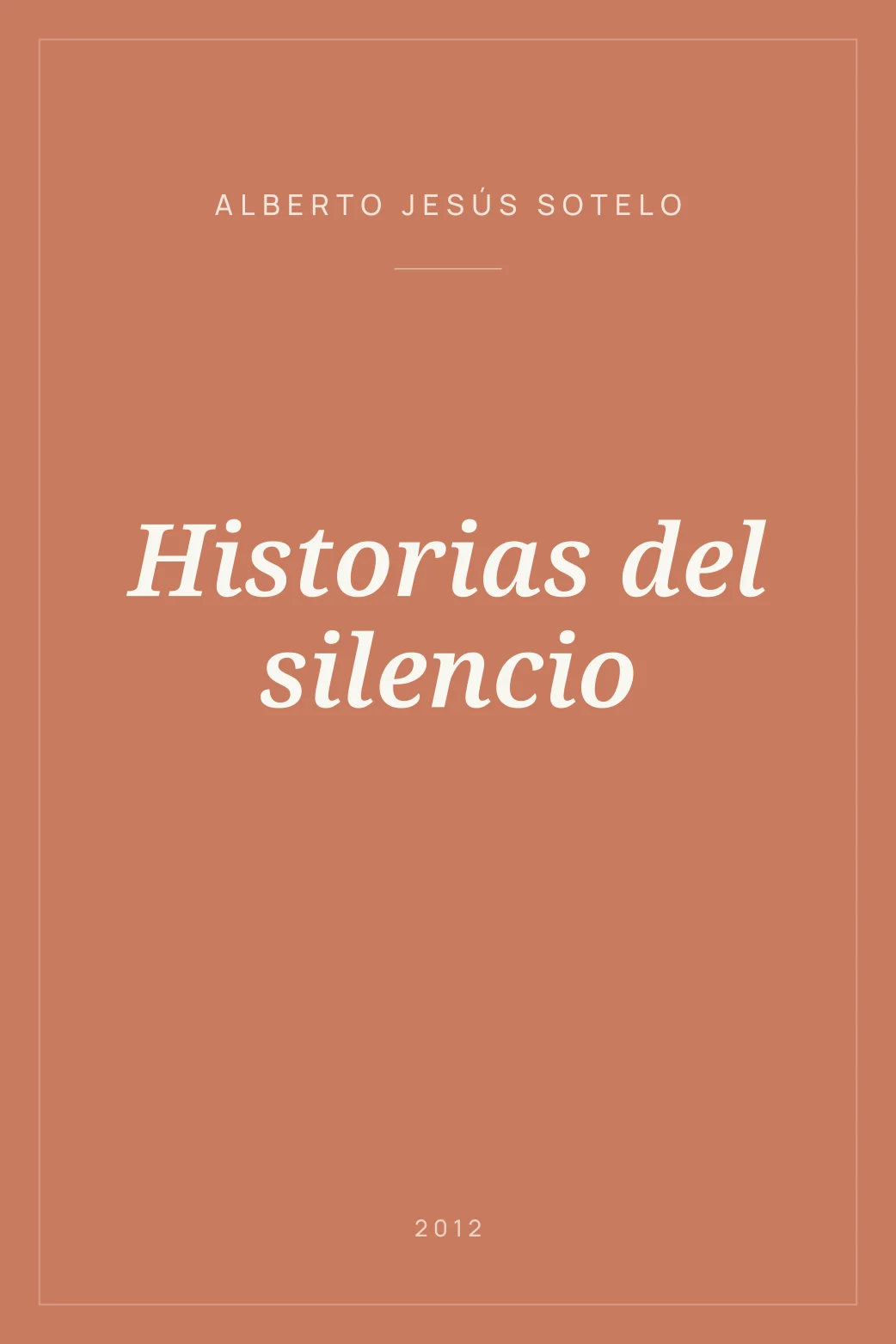 Portada de Historias del silencio