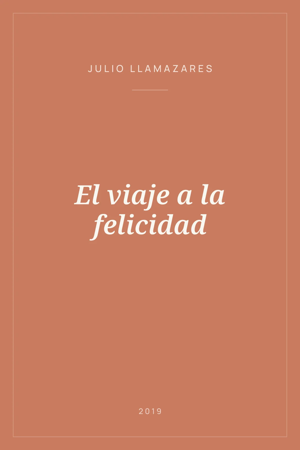 Portada de El viaje a la felicidad