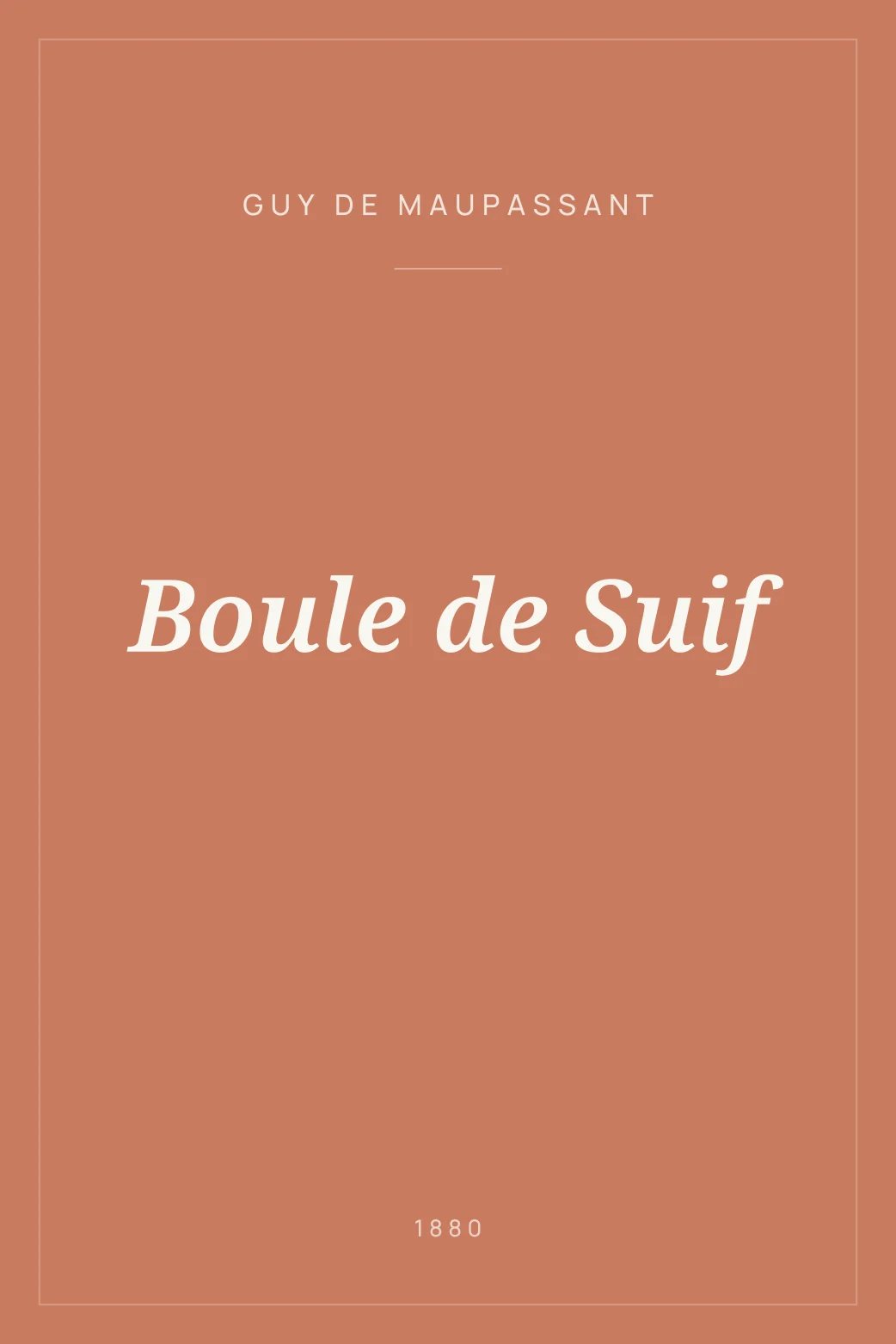 Portada de Boule de Suif