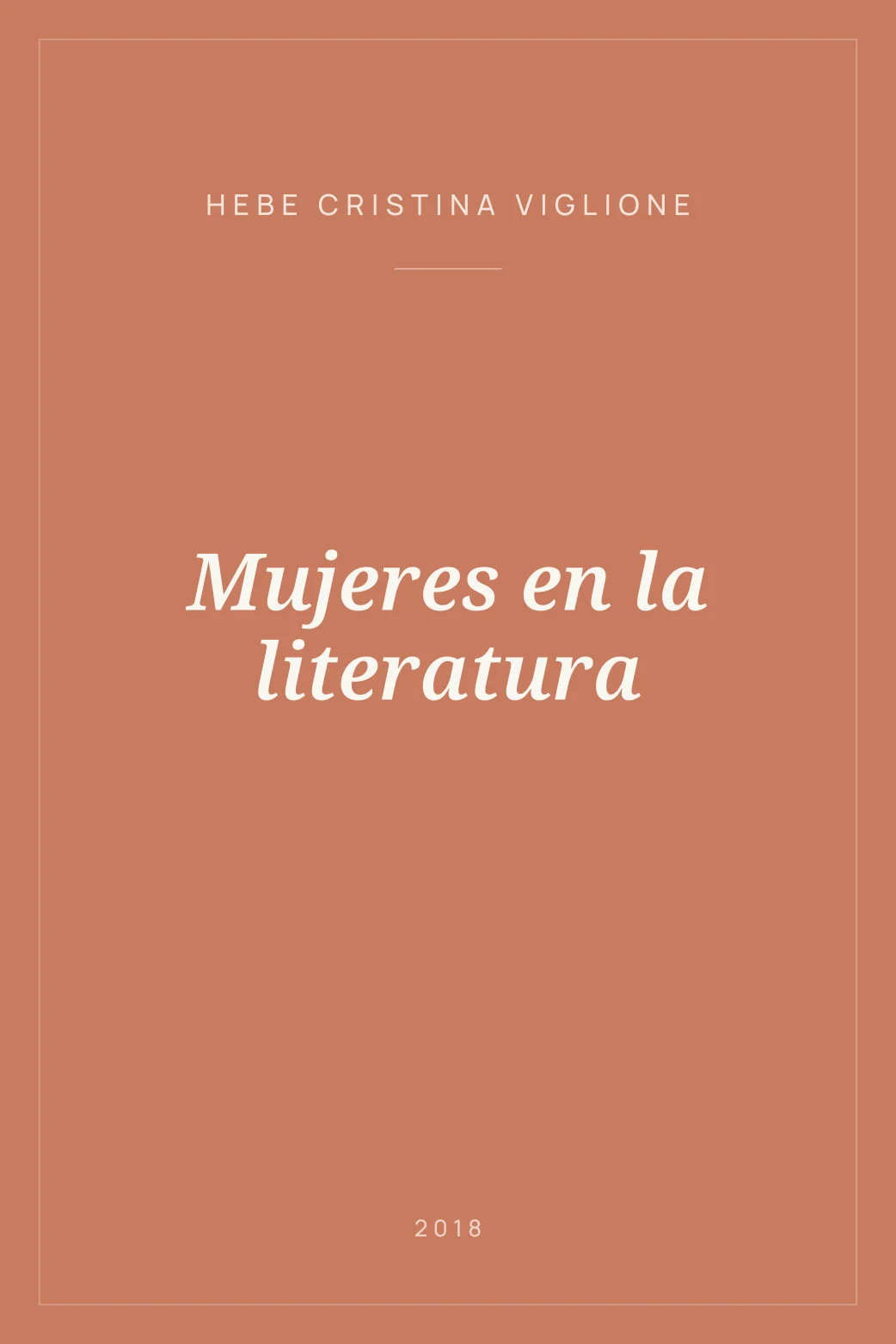 Portada de Mujeres en la literatura