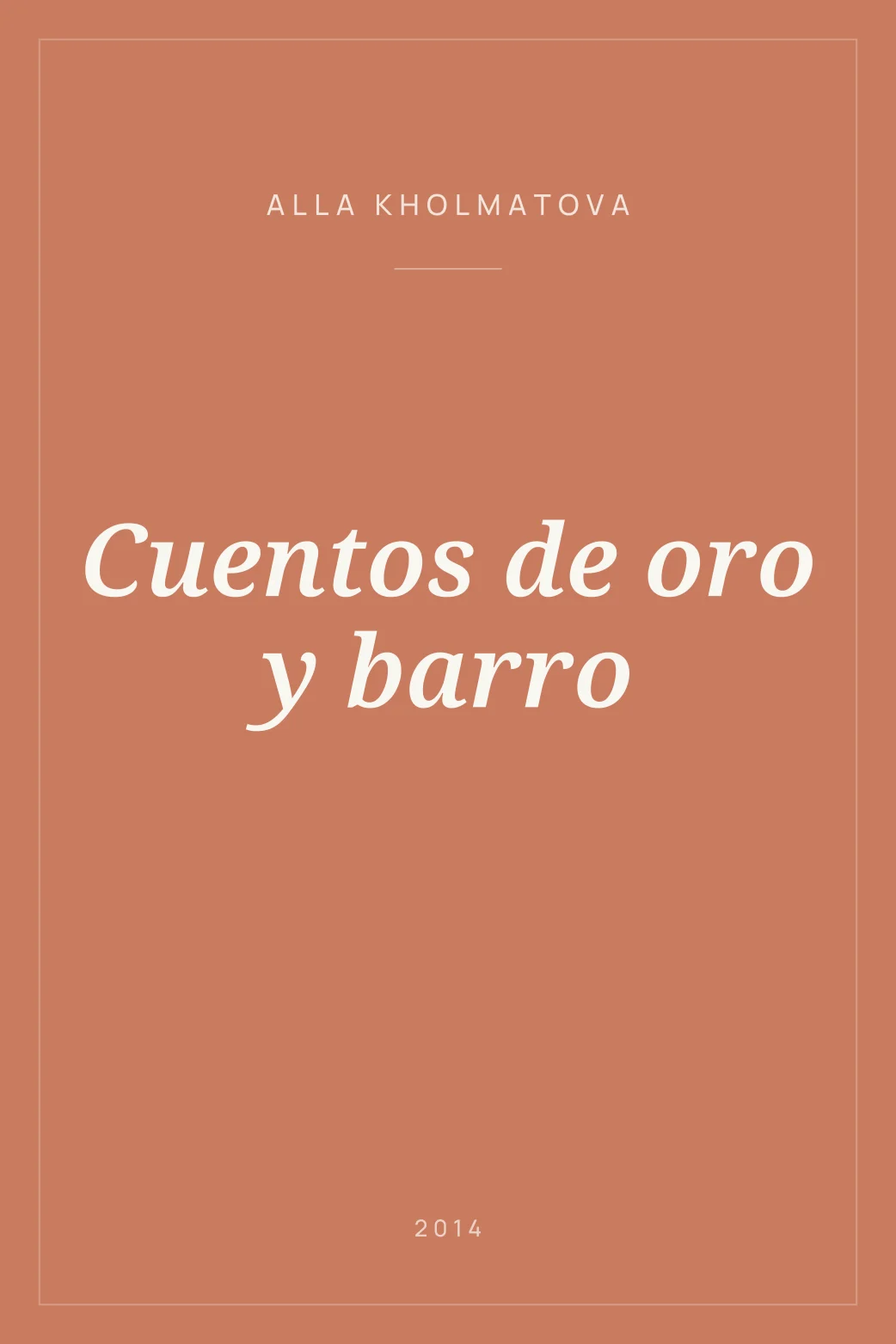 Portada de Cuentos de oro y barro