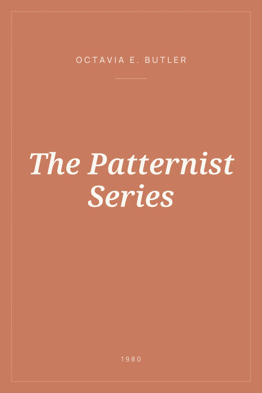 Portada de The Patternist Series