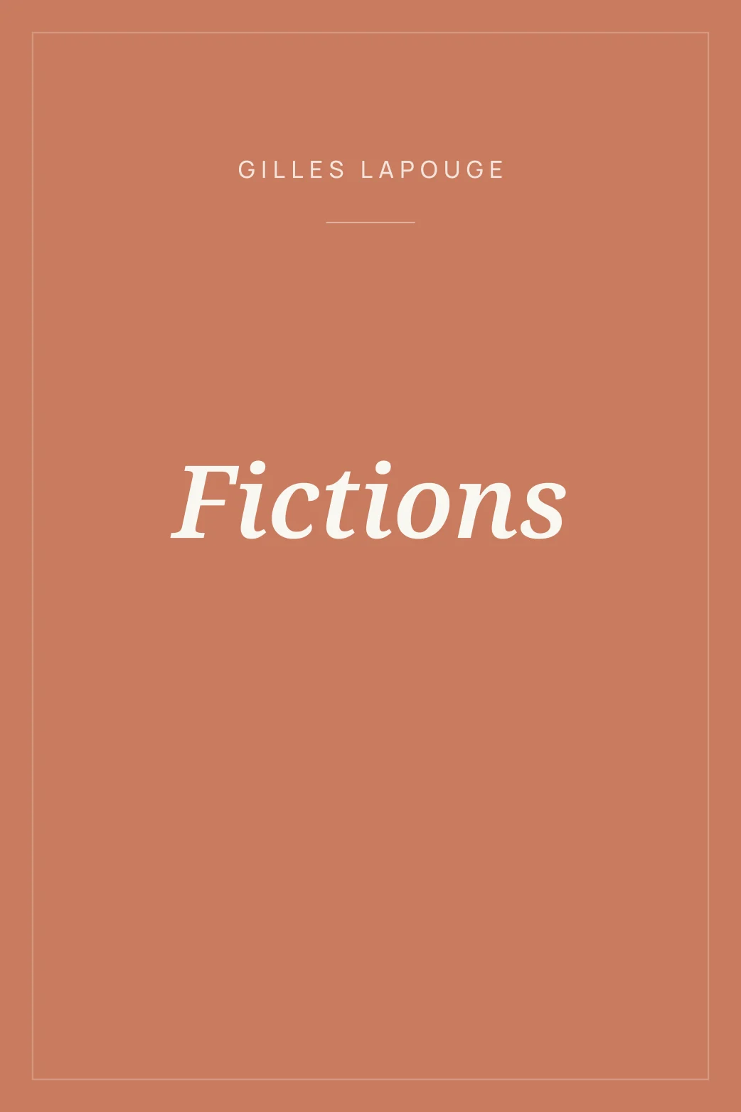 Portada de Fictions