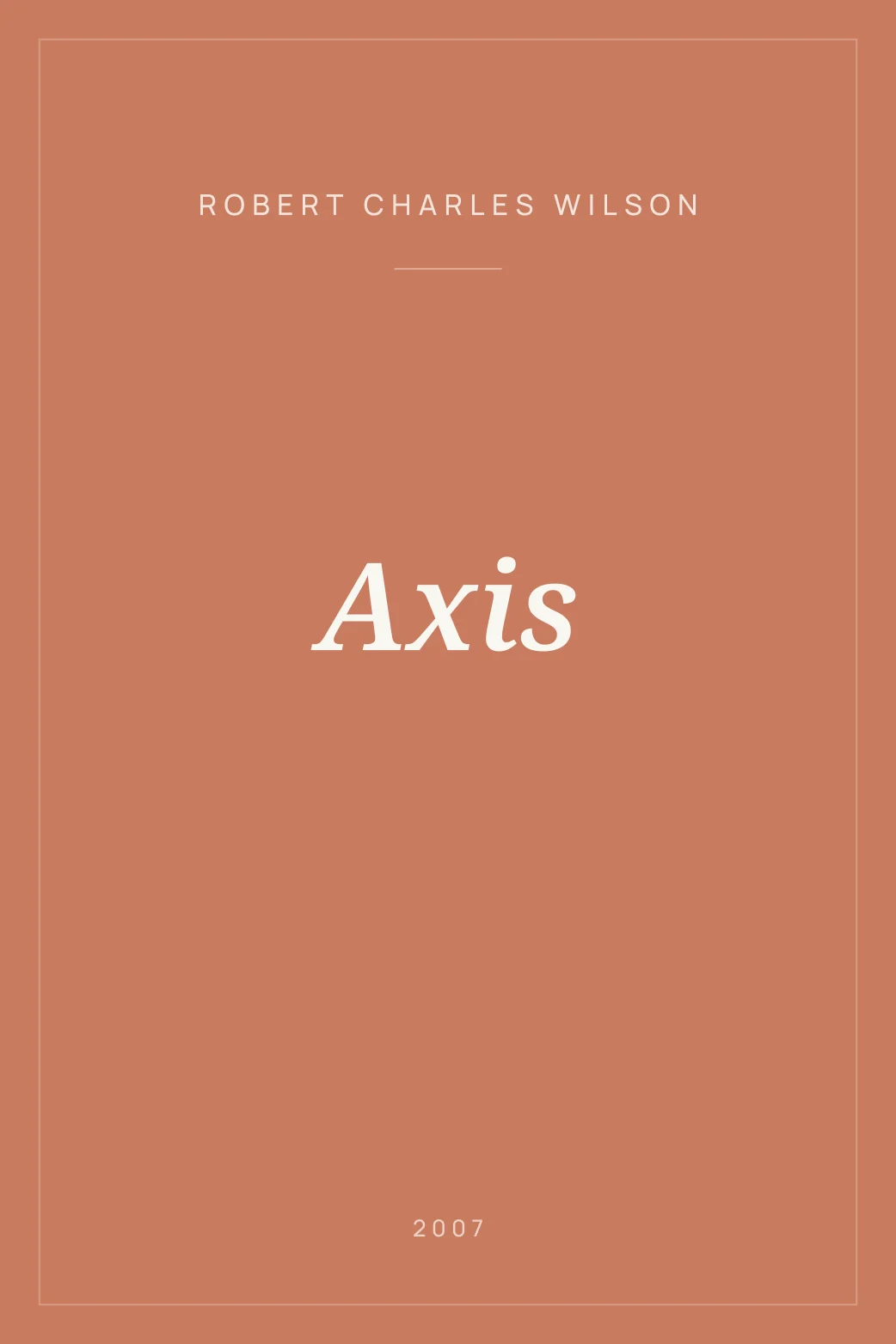 Portada de Axis