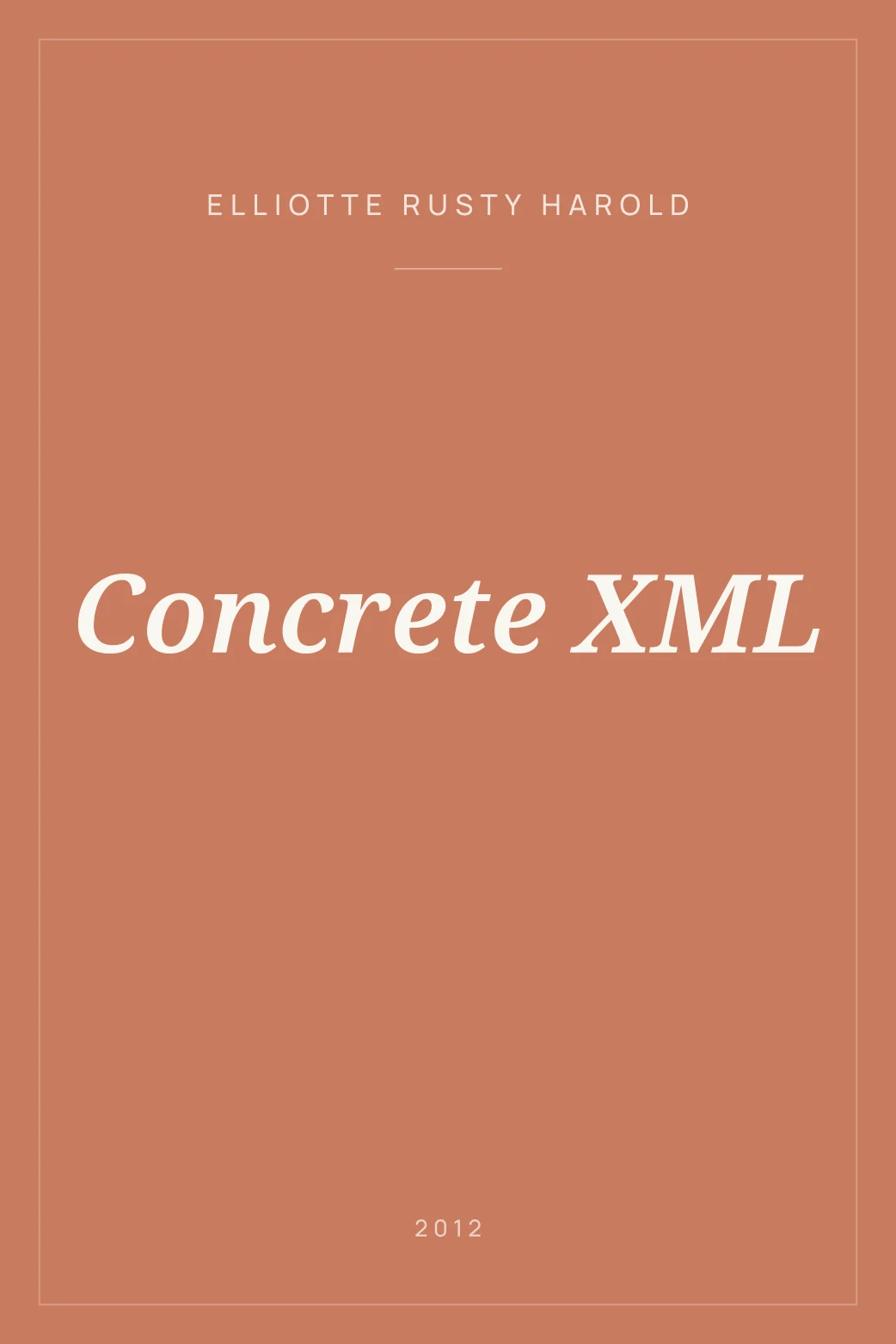 Portada de Concrete XML