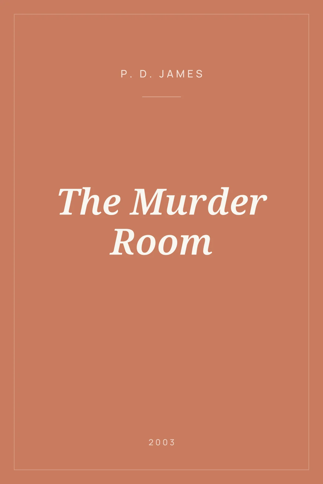 Portada de The Murder Room