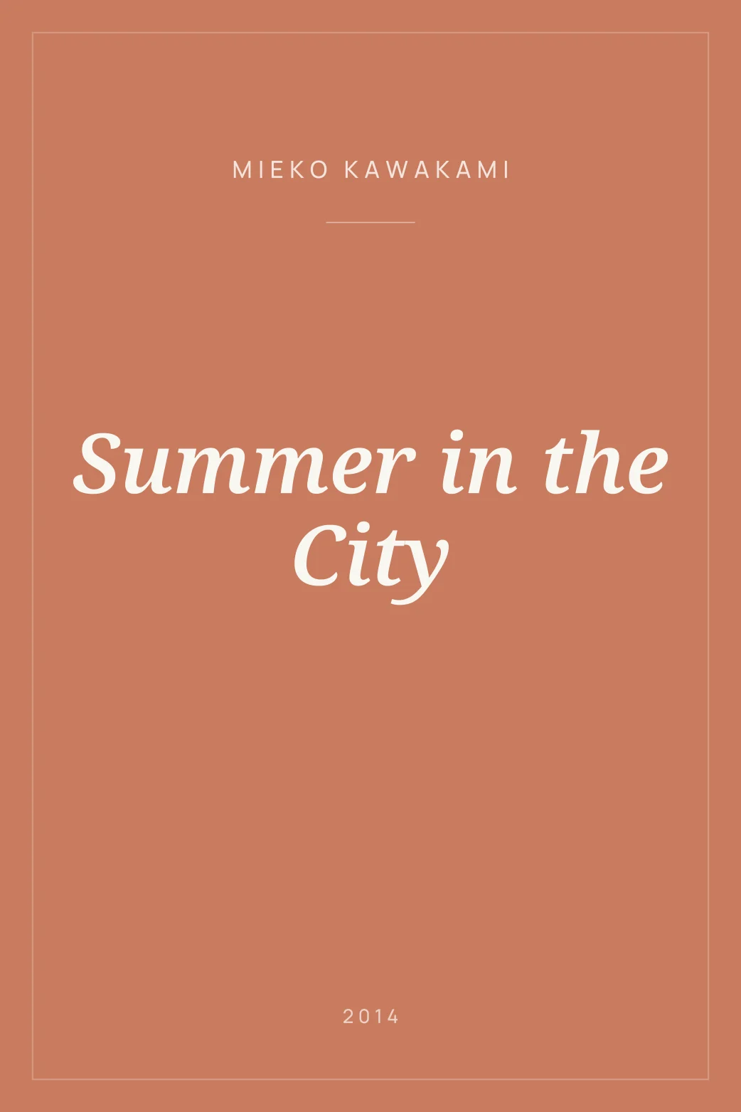 Portada de Summer in the City