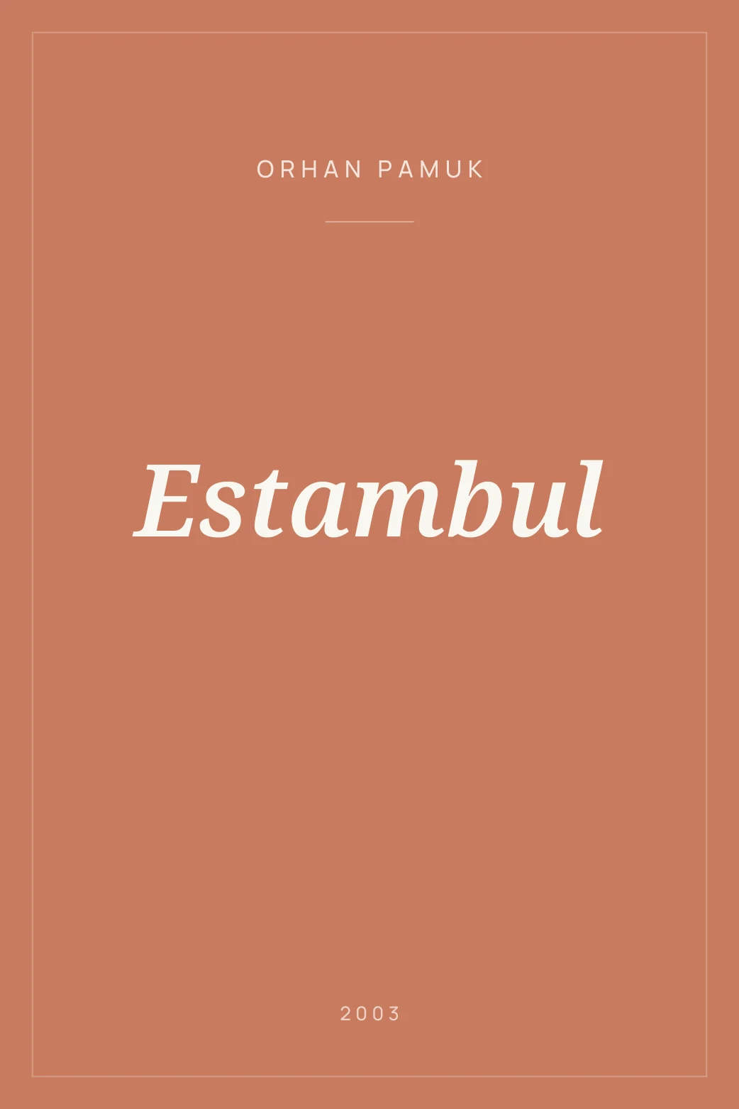 Portada de Estambul