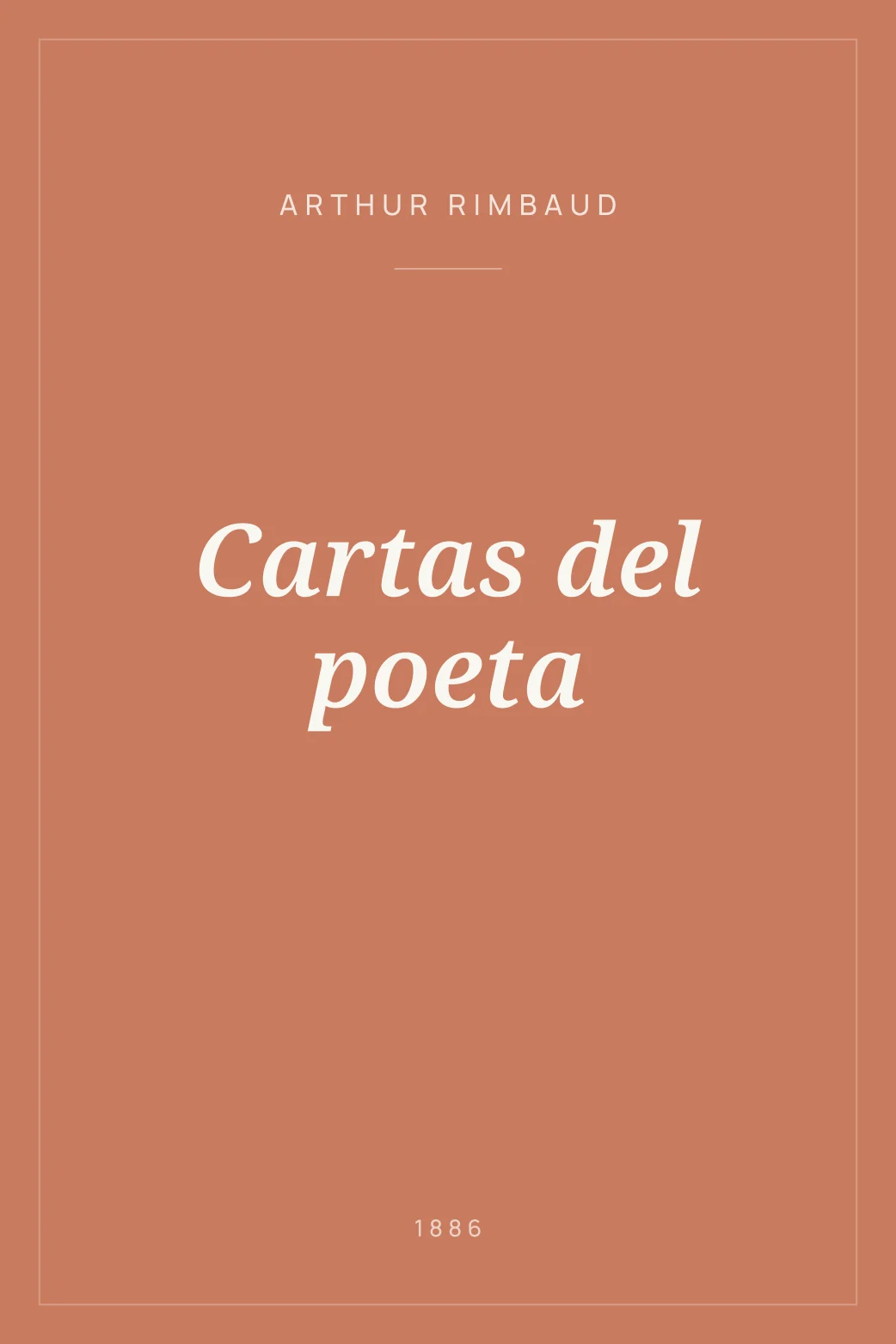 Portada de Cartas del poeta