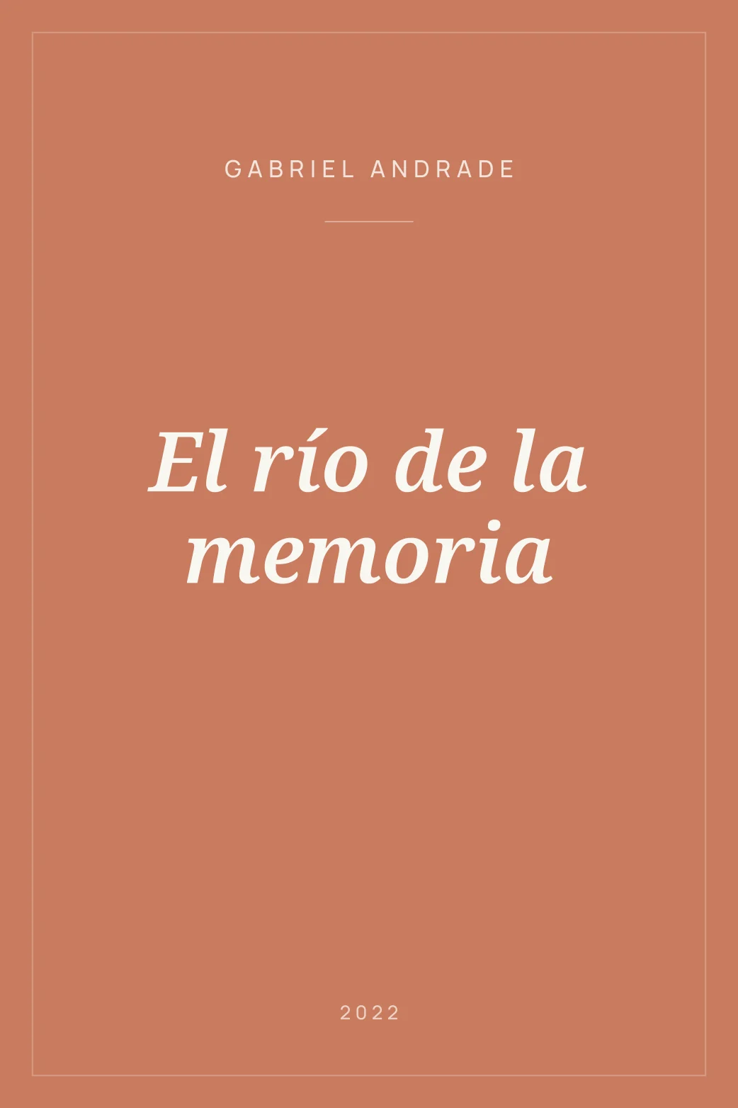 Portada de El río de la memoria