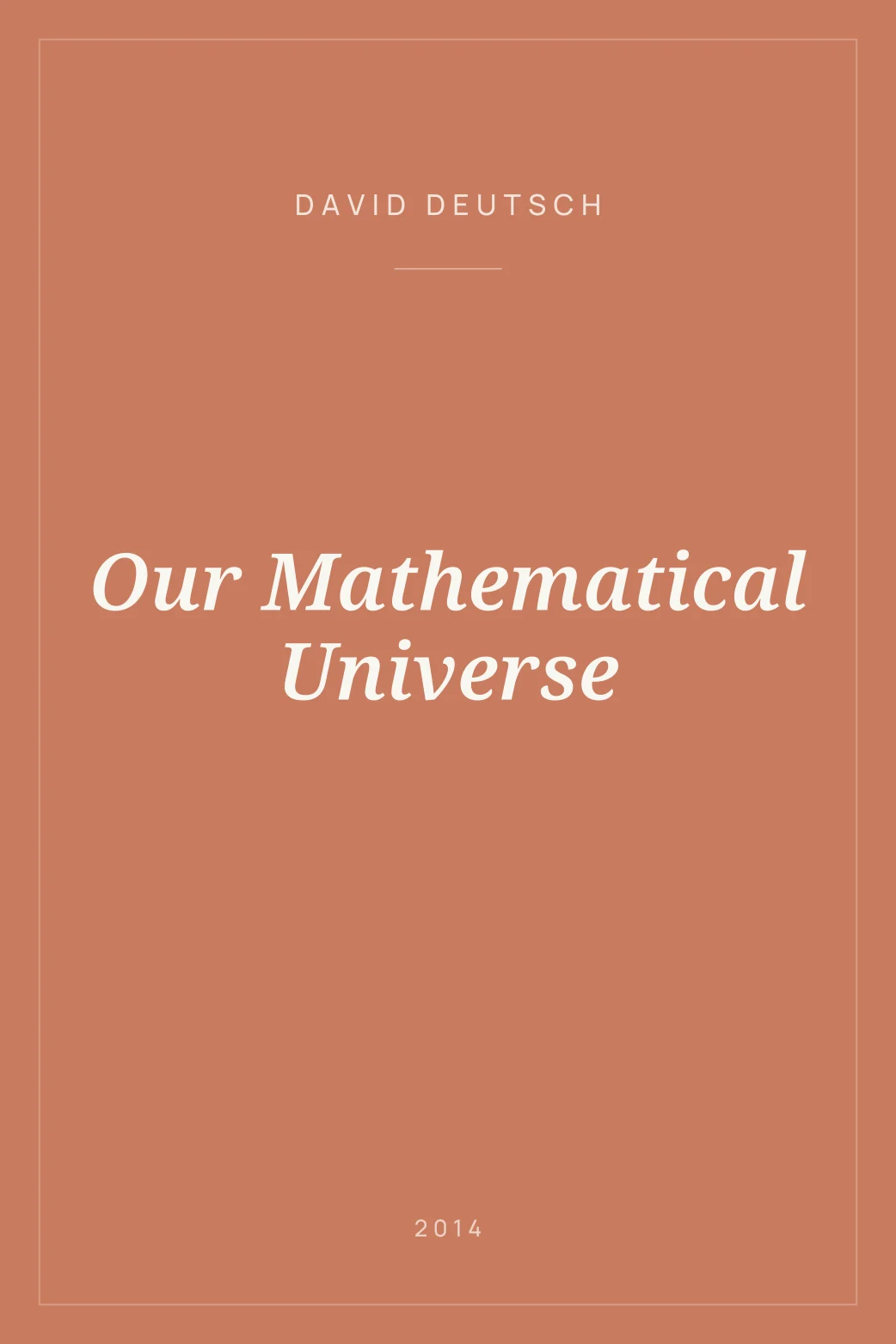Portada de Our Mathematical Universe