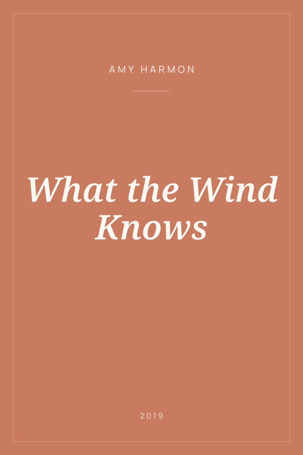Portada de What the Wind Knows
