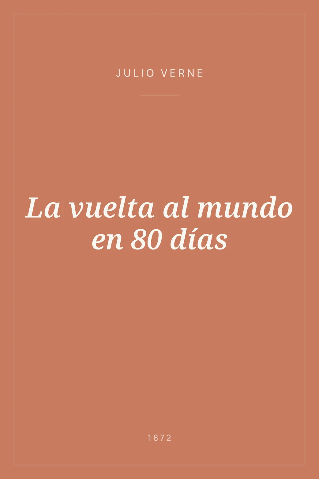 Portada de La vuelta al mundo en 80 días