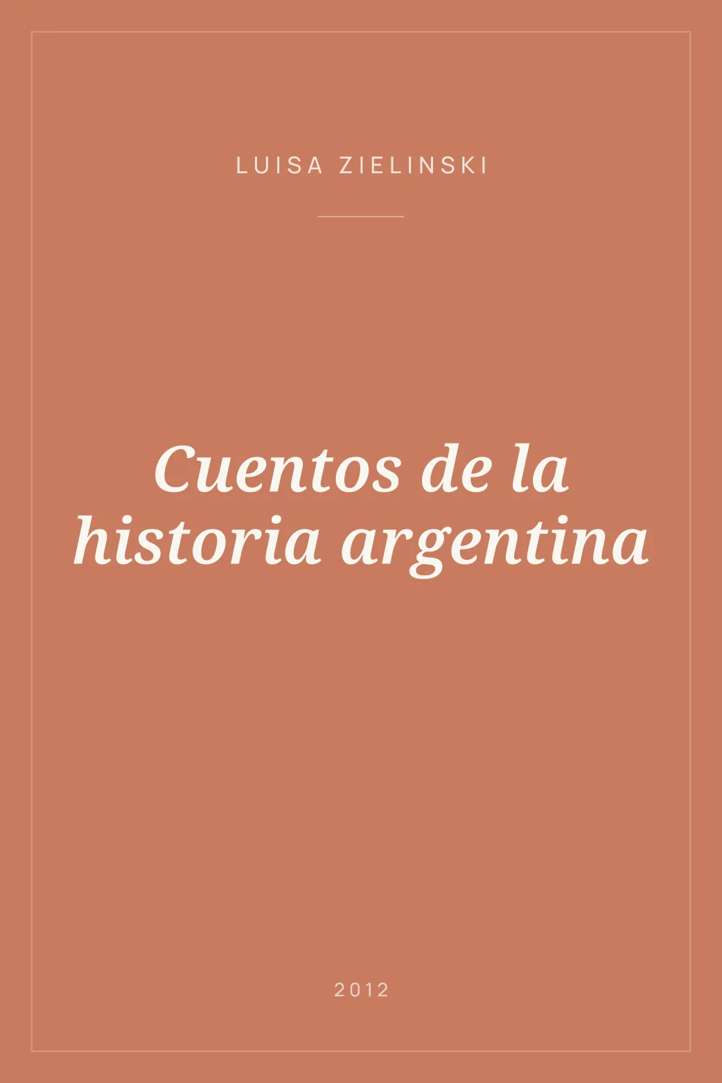 Portada de Cuentos de la historia argentina