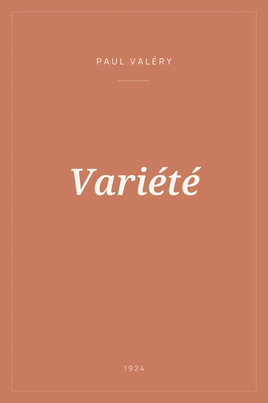 Portada de Variété