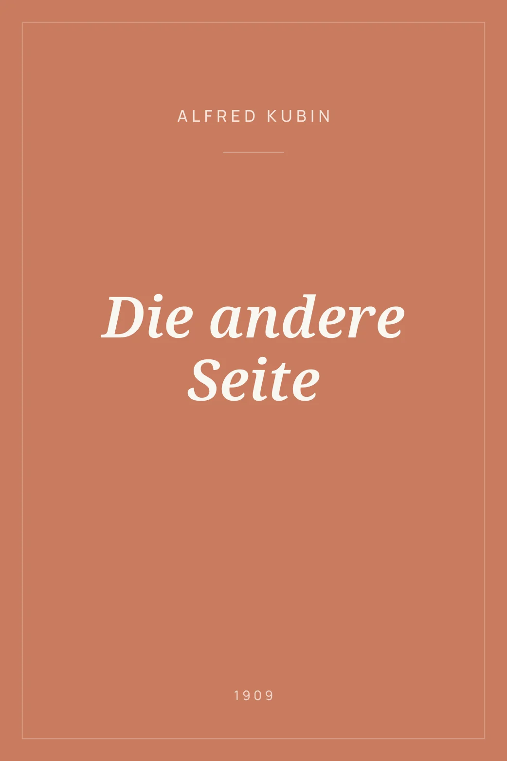 Portada de Die andere Seite
