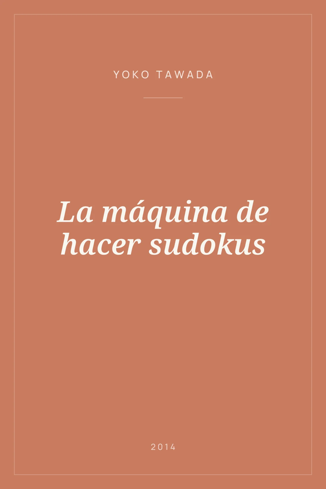 Portada de La máquina de hacer sudokus