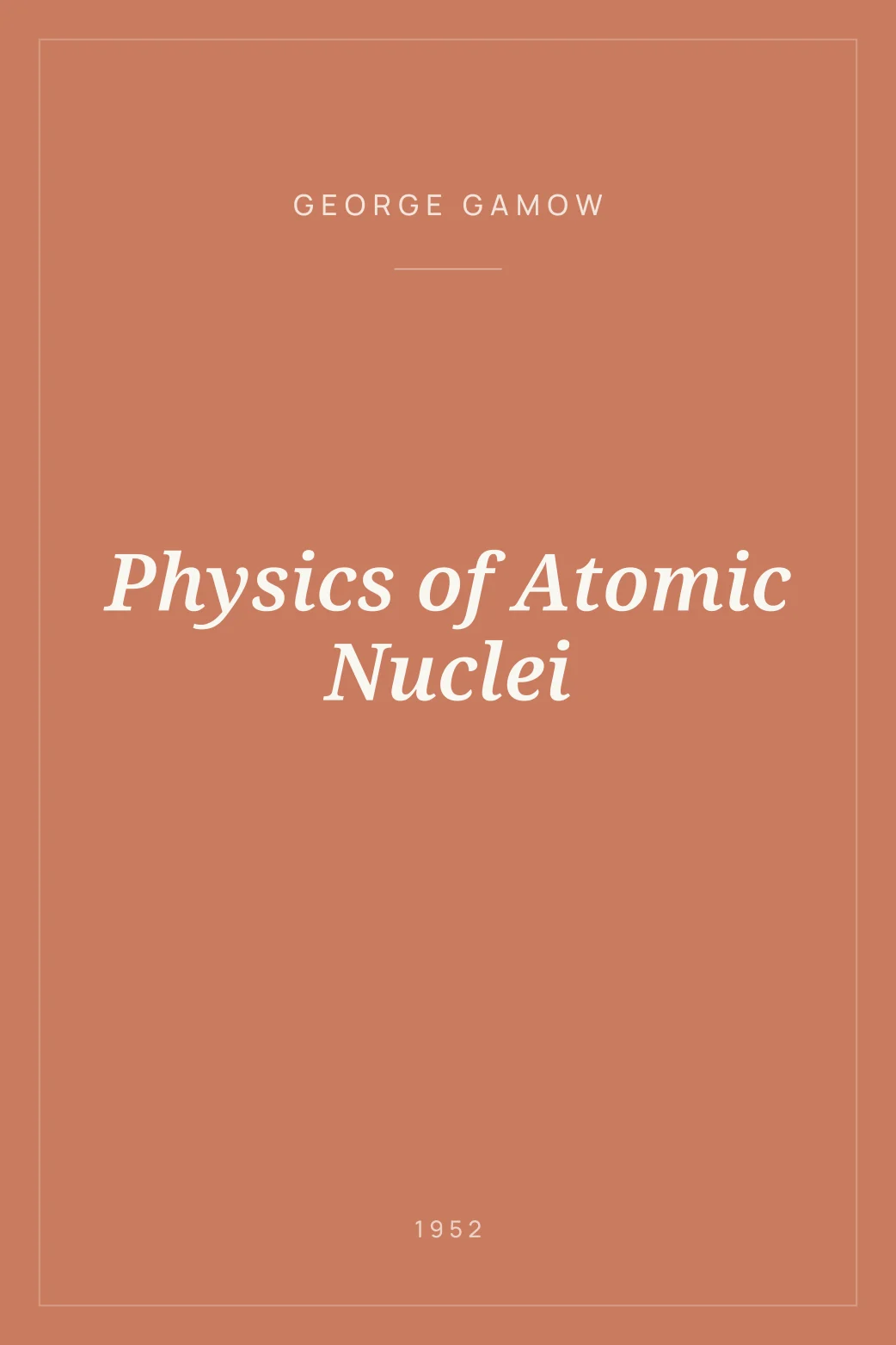 Portada de Physics of Atomic Nuclei