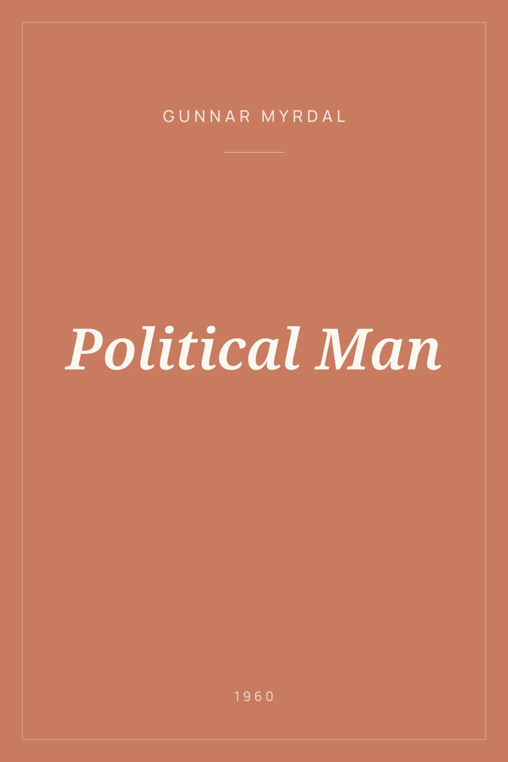 Portada de Political Man