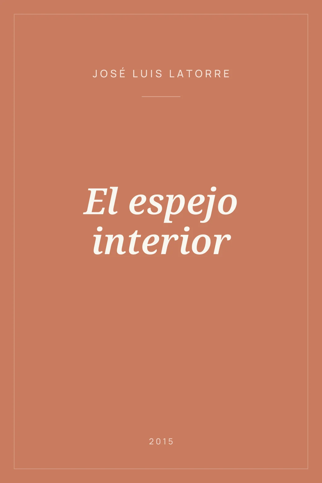 Portada de El espejo interior