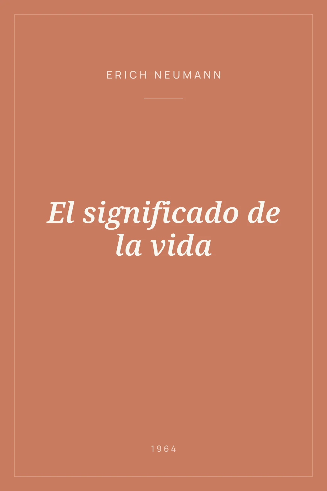 Portada de El significado de la vida