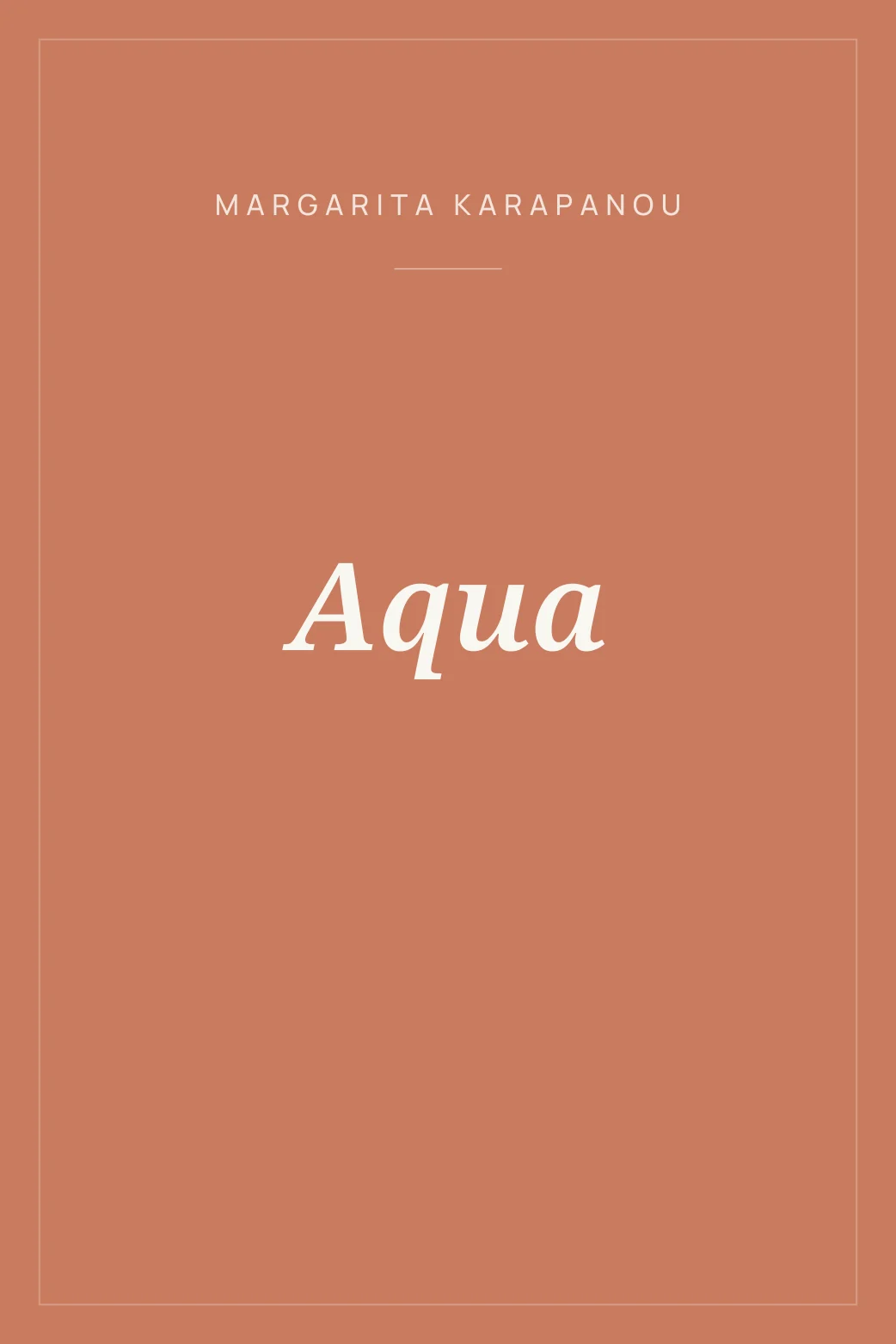 Portada de Aqua