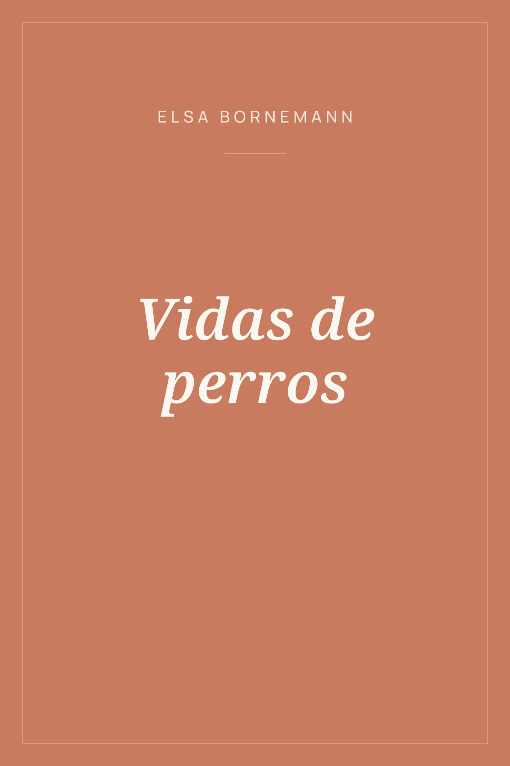 Portada de Vidas de perros