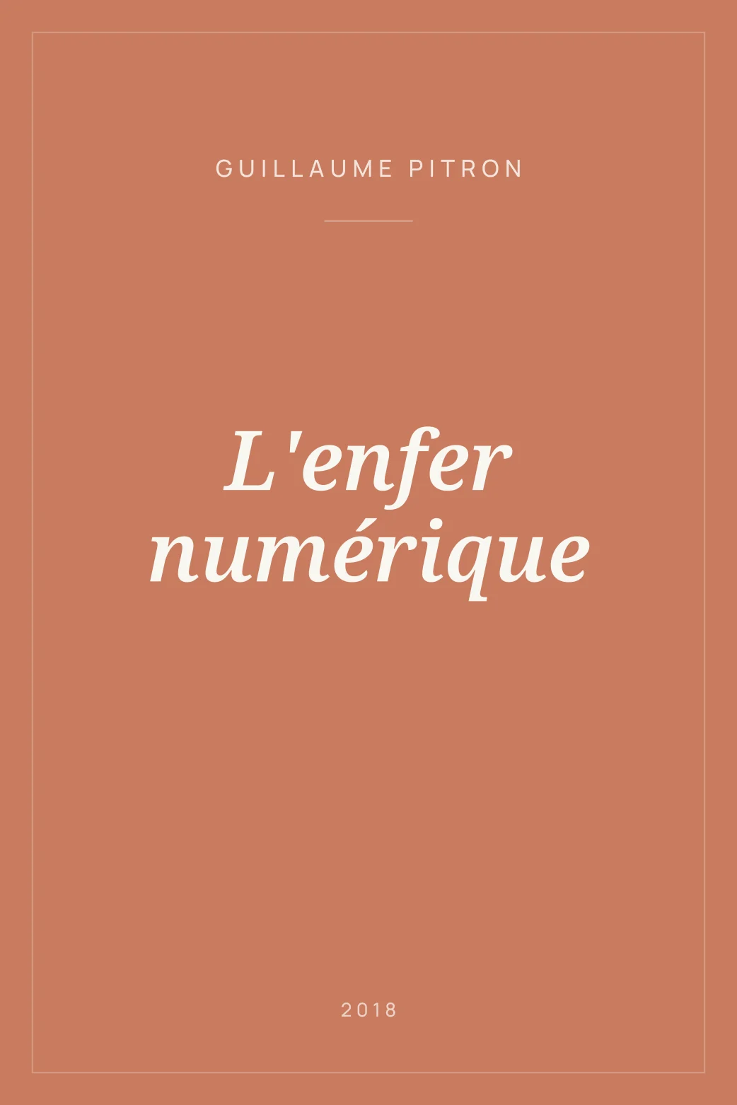 Portada de L'enfer numérique