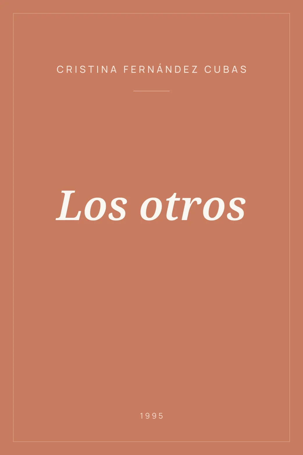Portada de Los otros