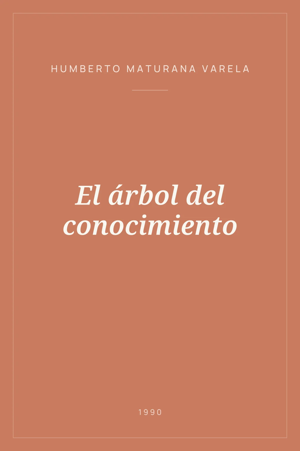 Portada de El árbol del conocimiento