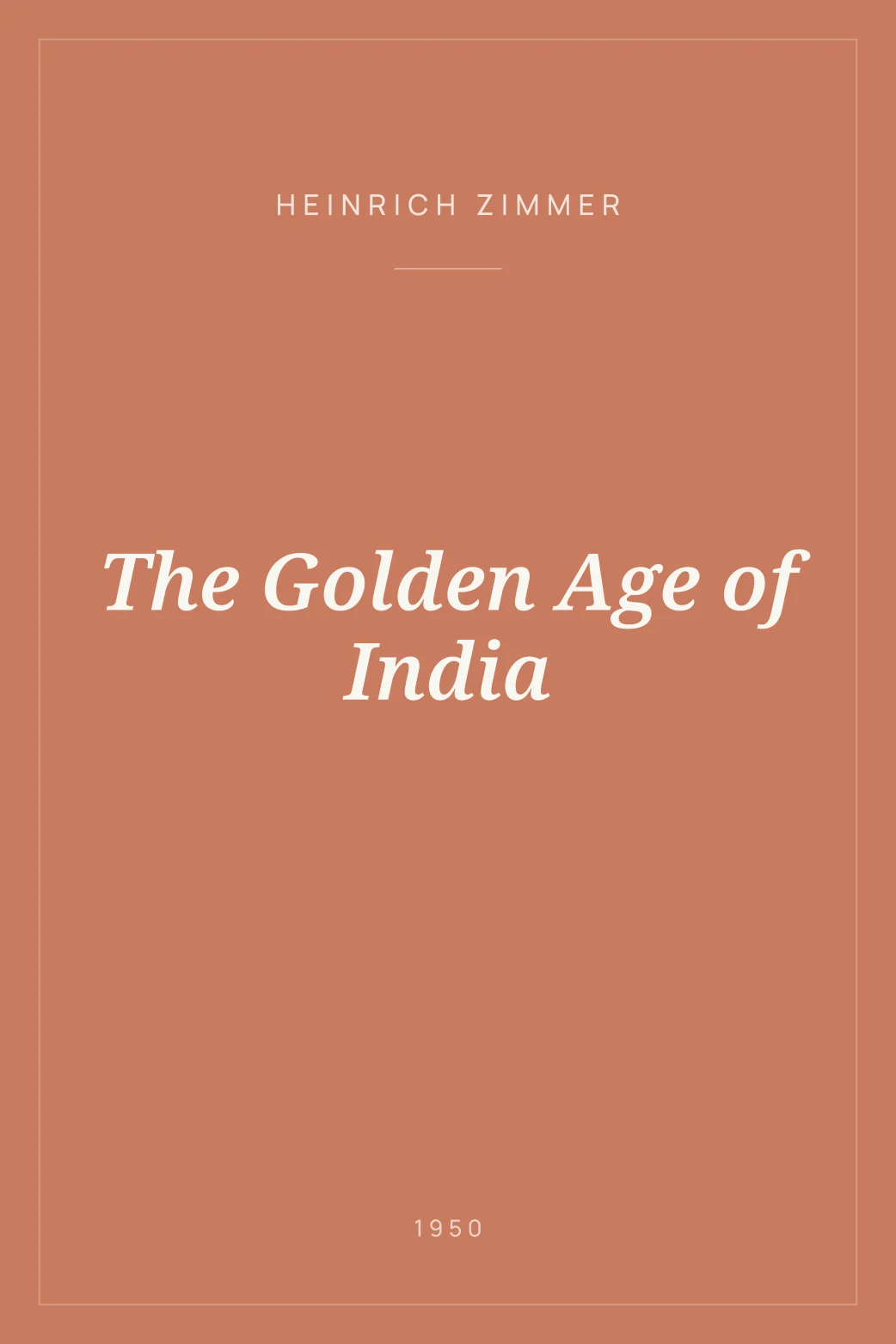 Portada de The Golden Age of India