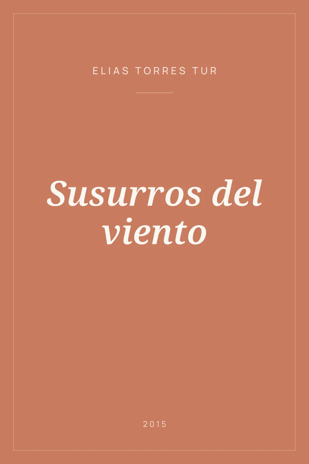 Portada de Susurros del viento