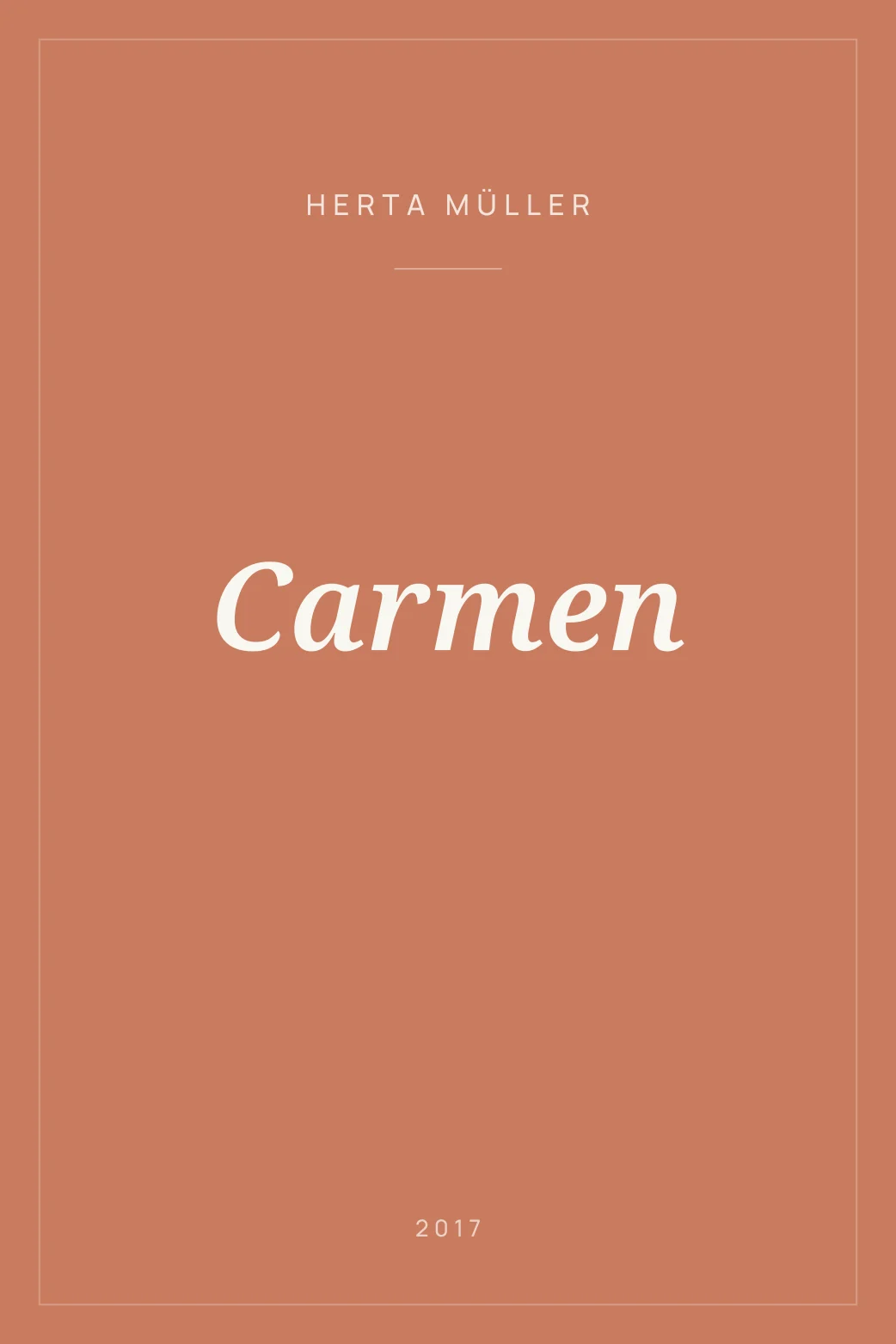 Portada de Carmen