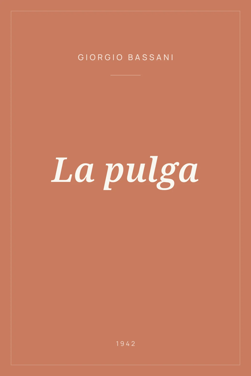 Portada de La pulga