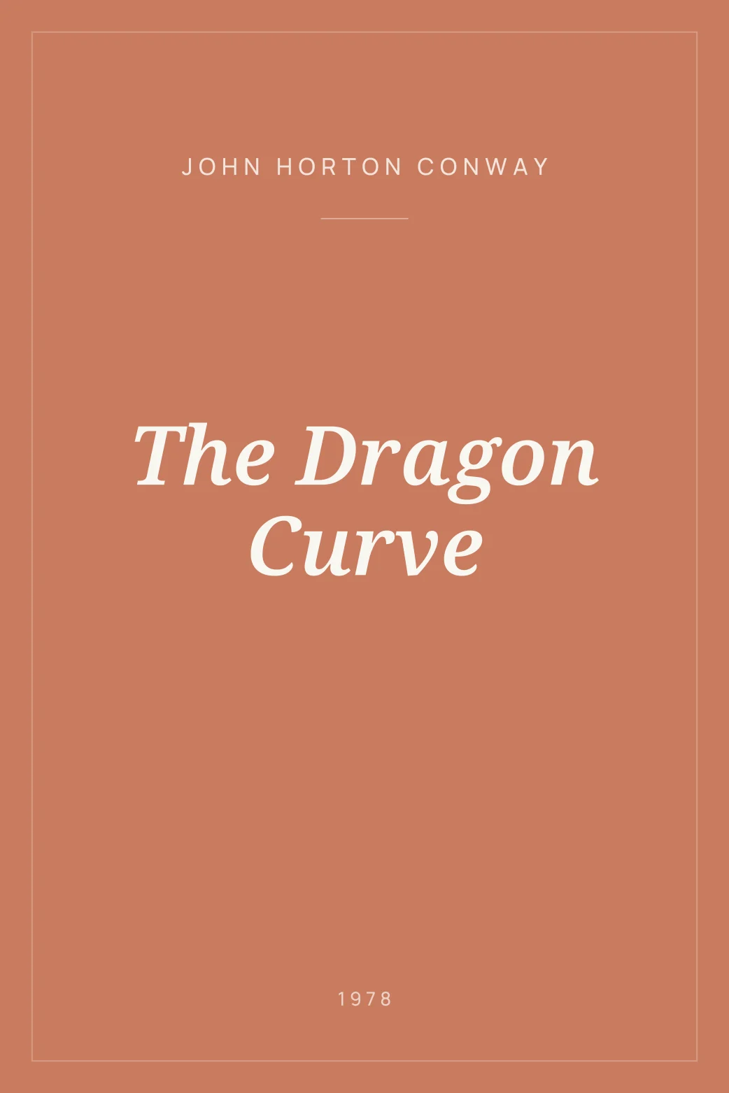 Portada de The Dragon Curve