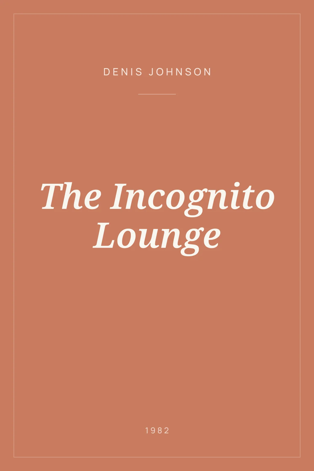 Portada de The Incognito Lounge