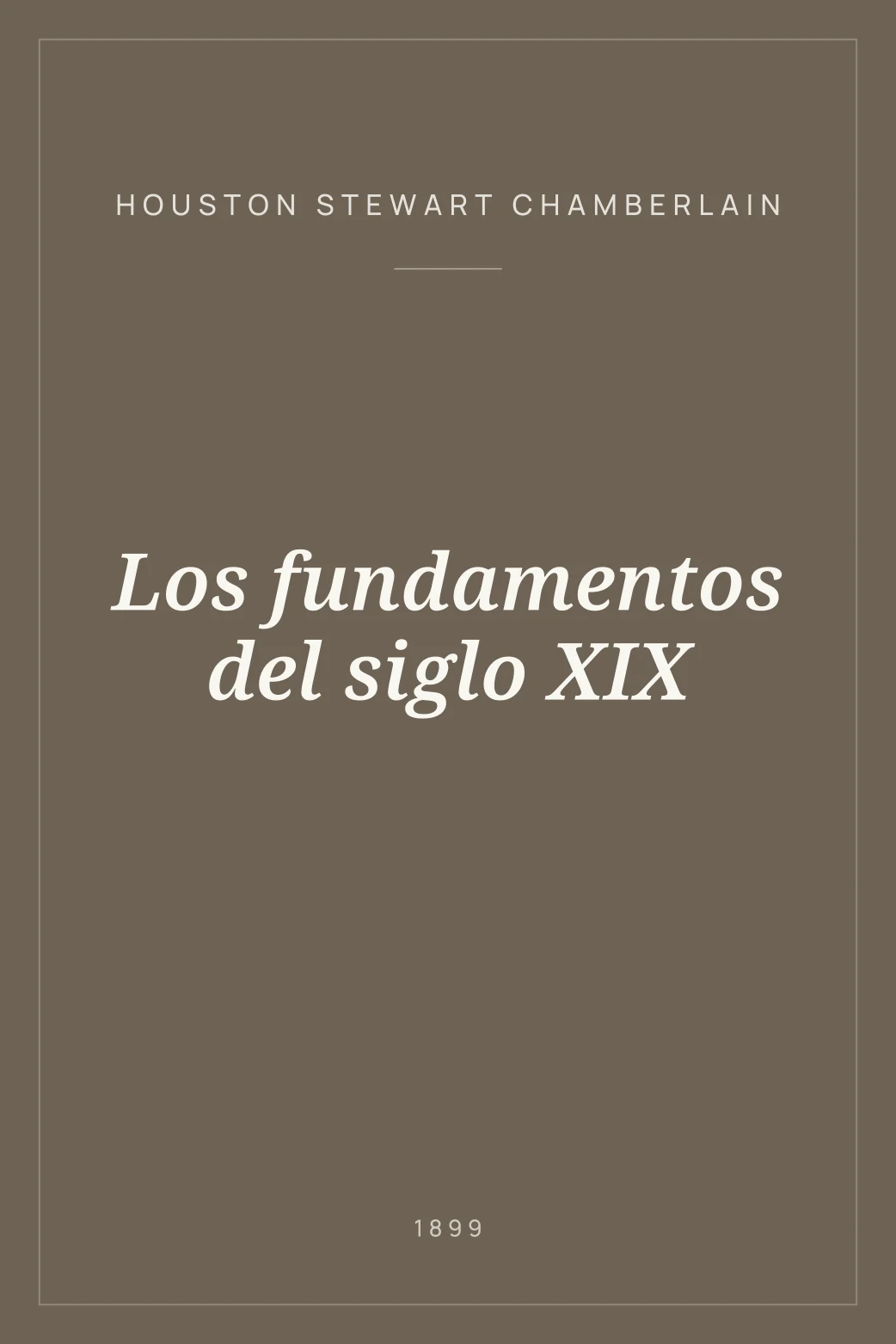 Portada de Los fundamentos del siglo XIX
