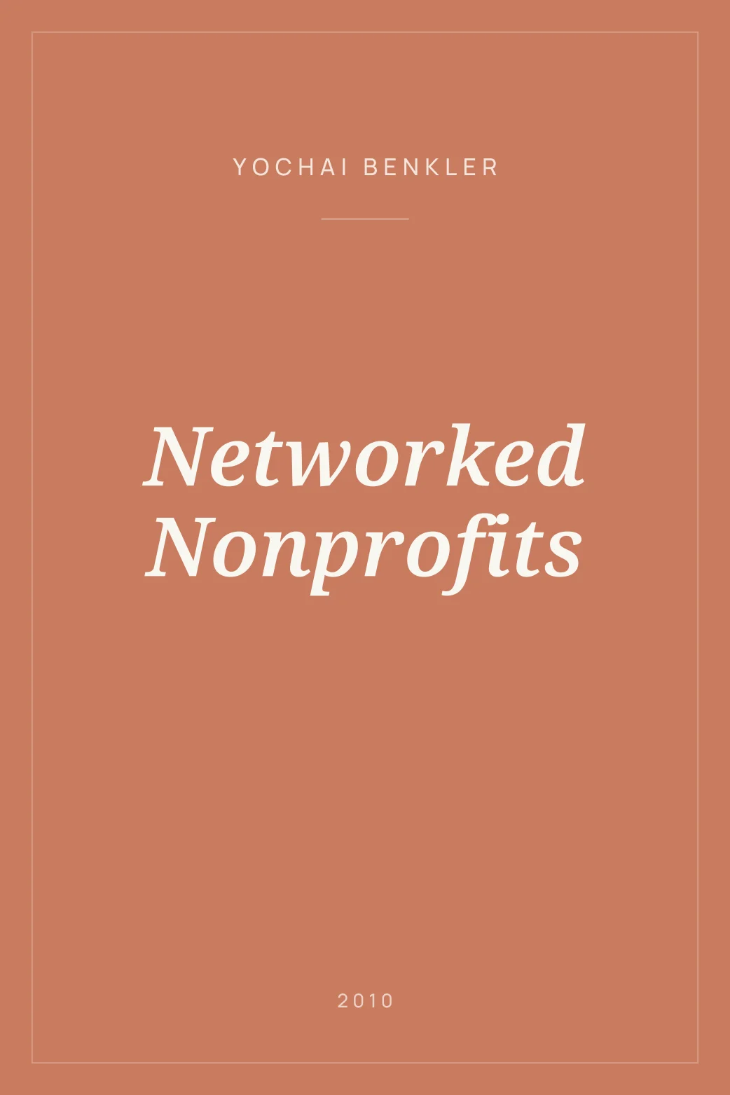 Portada de Networked Nonprofits