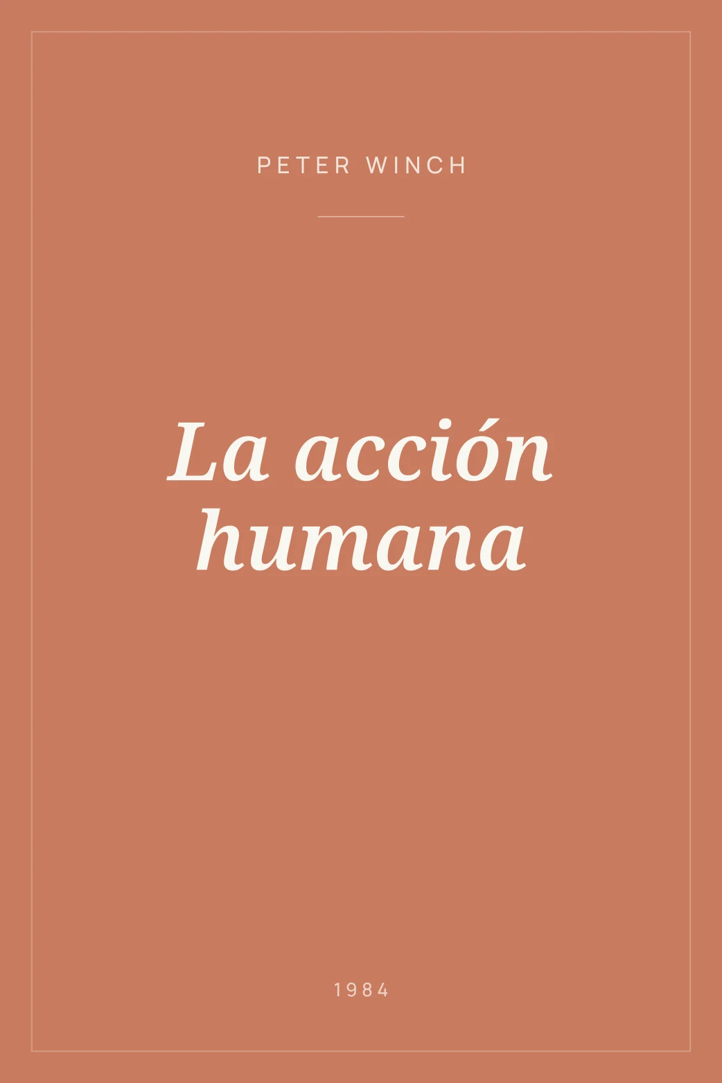 Portada de La acción humana