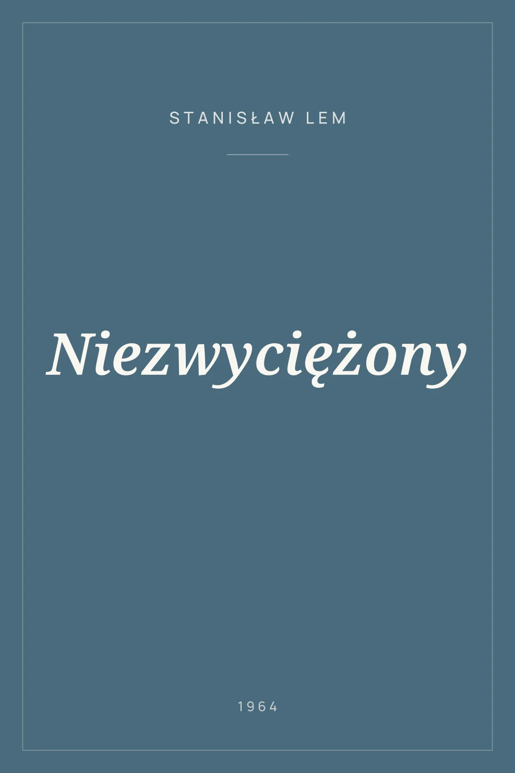 Portada de Niezwyciężony