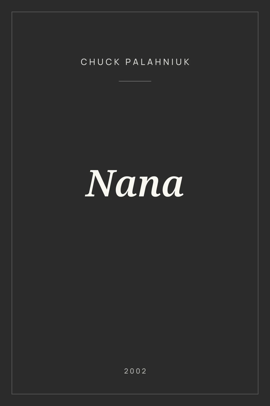 Portada de Nana